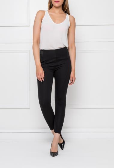 Casual leggings with elastic and hight waist
