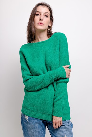 Sweater with lace,La mannequin mesure 178cm